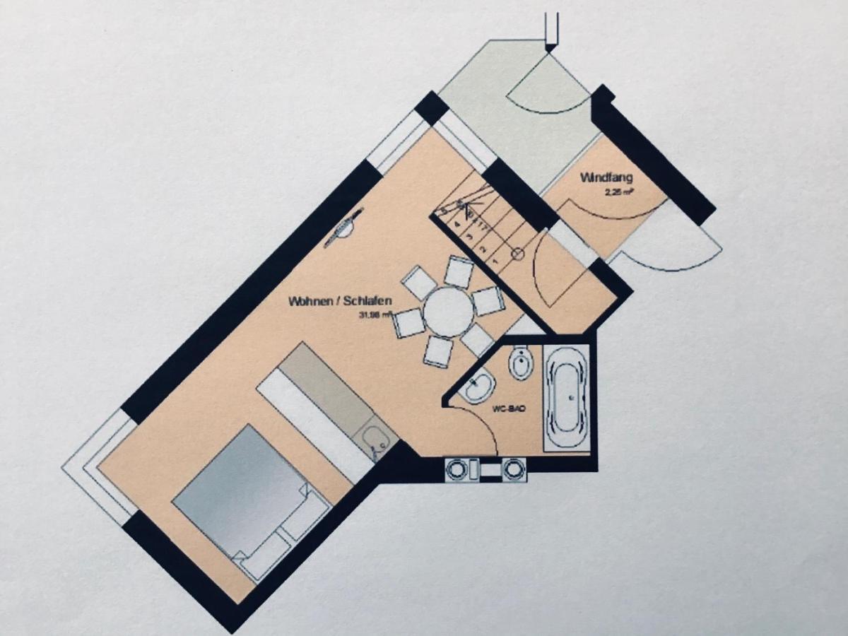 Apartment Kaprun 尼登希尔 外观 照片